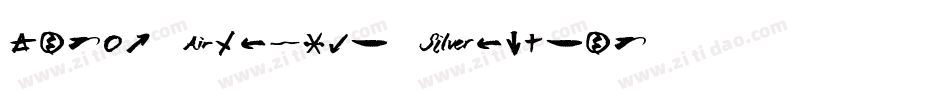 Marsh Stencil Regular字体转换